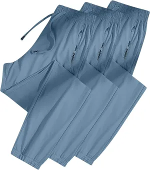 3 Pack Beeswan Stretch Active Pants for Women,Womens Breathable Quick Dry Lightweight Comfy Fit Joggers with Pockets