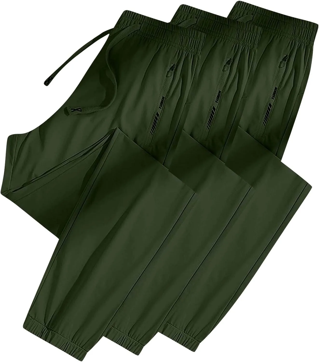 3 Pack Beeswan Stretch Active Pants for Women,Womens Breathable Quick Dry Lightweight Comfy Fit Joggers with Pockets