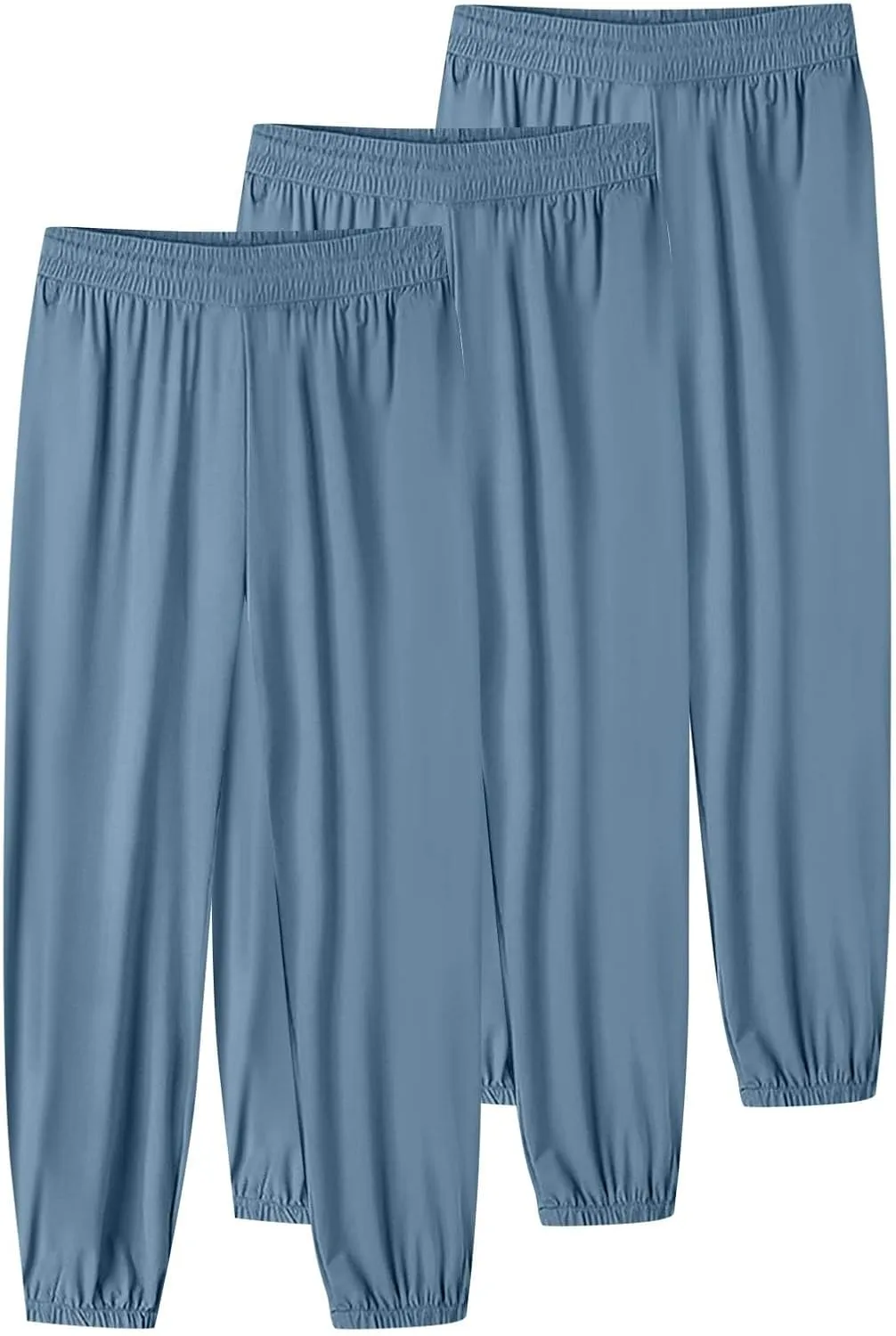 3 Pack Beeswan Stretch Active Pants for Women,Womens Breathable Quick Dry Lightweight Comfy Fit Joggers with Pockets