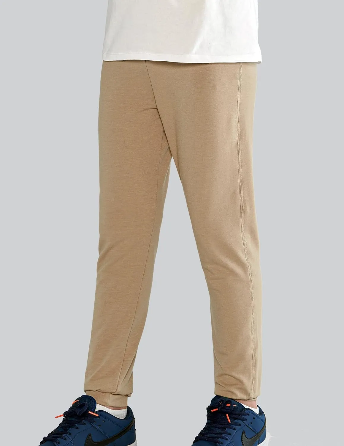 3 Pack Boys Lightweight Jogger Pants, Youth Athletic Sweatpants, Kids Toddlers Clothes Apparel