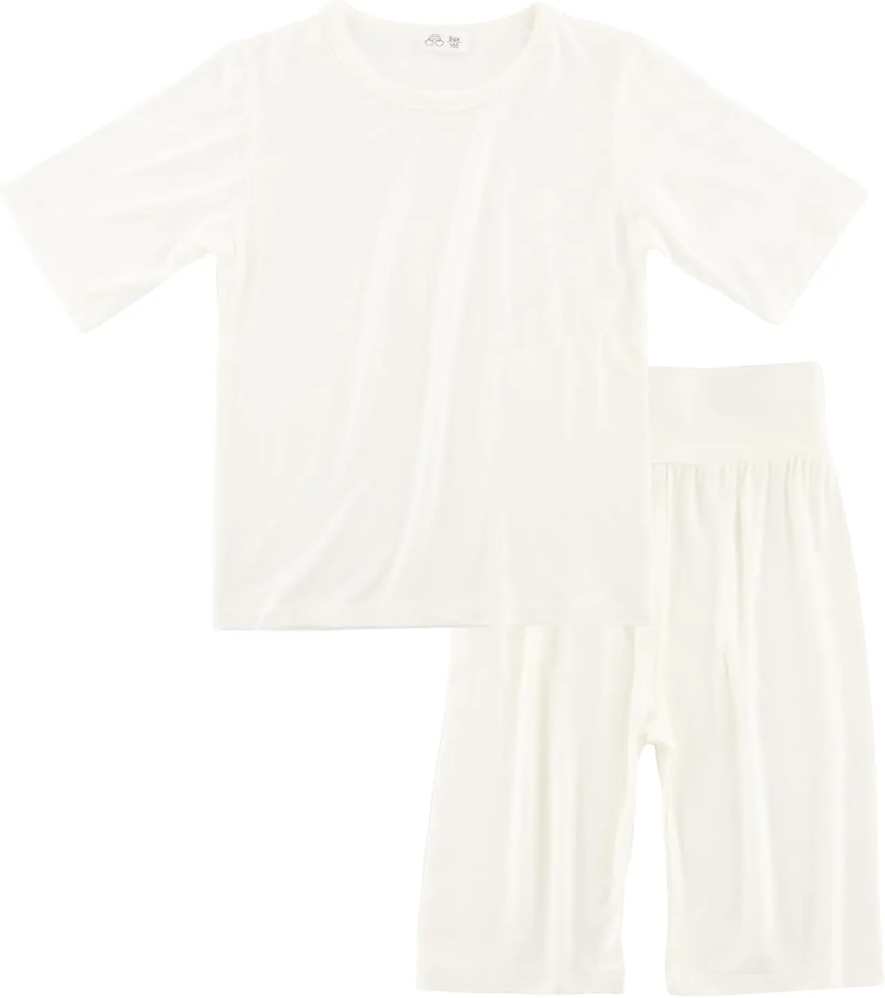 ACESTAR Baby Short Summer Pajamas Set - Soft Cool Modal Kids Toddler Girls Boys Short Sleeve 2 Pcs Pjs Sleepwear Set 12M-7Y