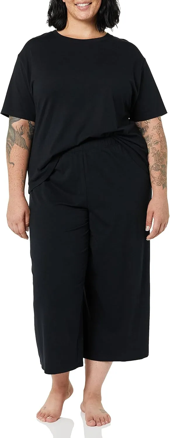 Amazon Essentials Women's Knit Jersey Pajama Set