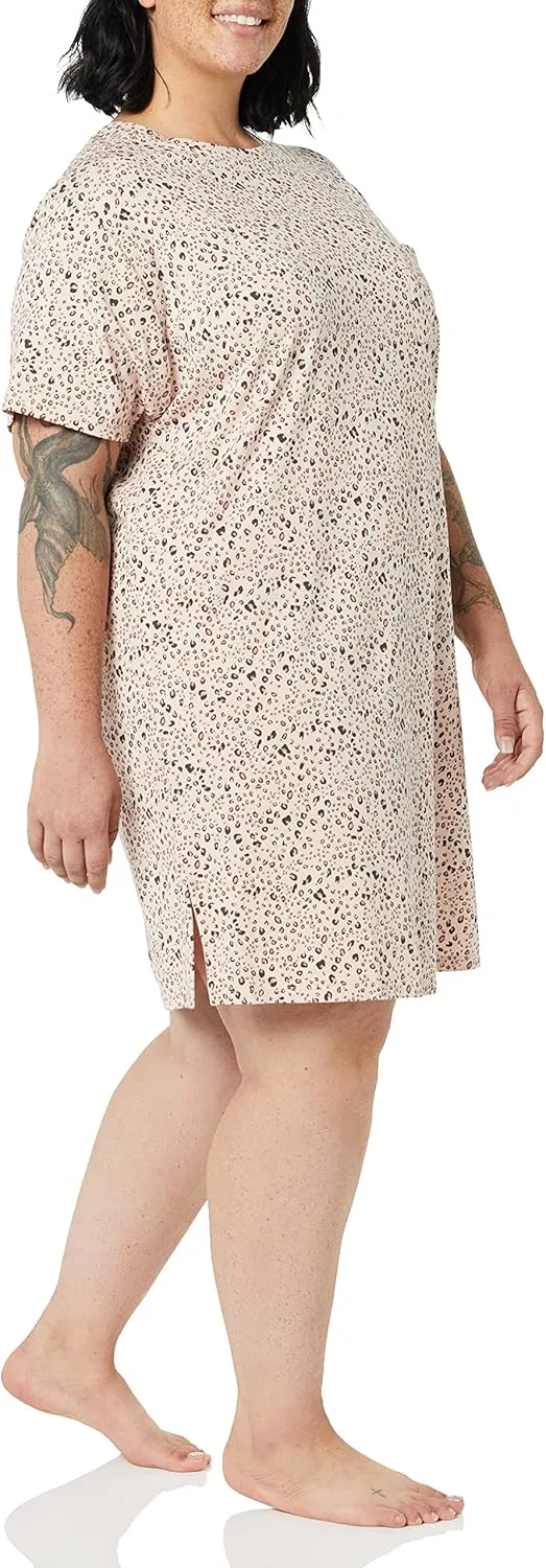 Amazon Essentials Women's Knit Jersey Sleep Tee Nightdress