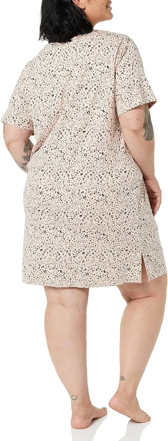 Amazon Essentials Women's Knit Jersey Sleep Tee Nightdress