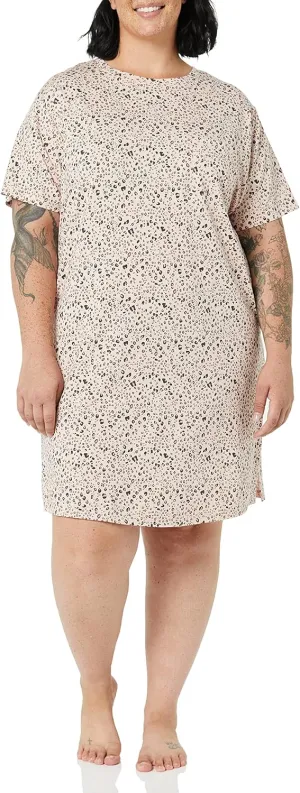 Amazon Essentials Women's Knit Jersey Sleep Tee Nightdress