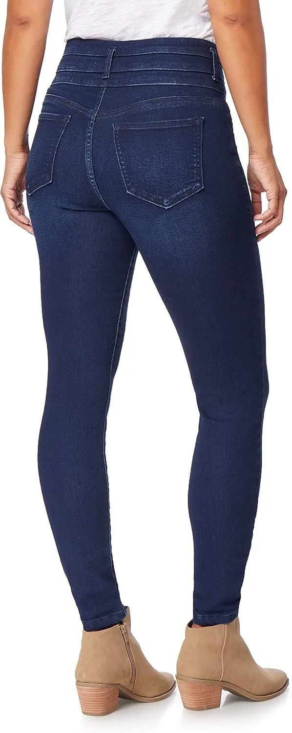 Angels Forever Young Evershape Skinny Jeans For Women - Mid-rise, Figure Enhancing Stretch Denim