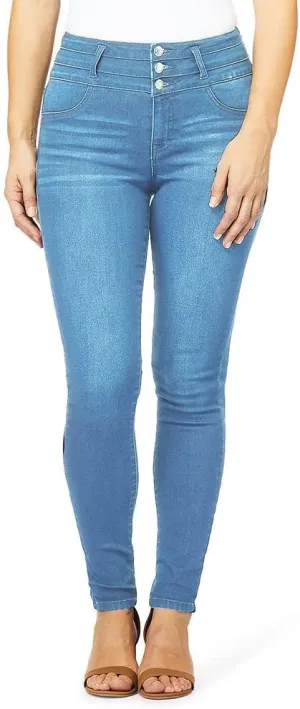 Angels Forever Young Evershape Skinny Jeans For Women - Mid-rise, Figure Enhancing Stretch Denim