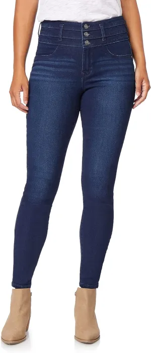 Angels Forever Young Evershape Skinny Jeans For Women - Mid-rise, Figure Enhancing Stretch Denim