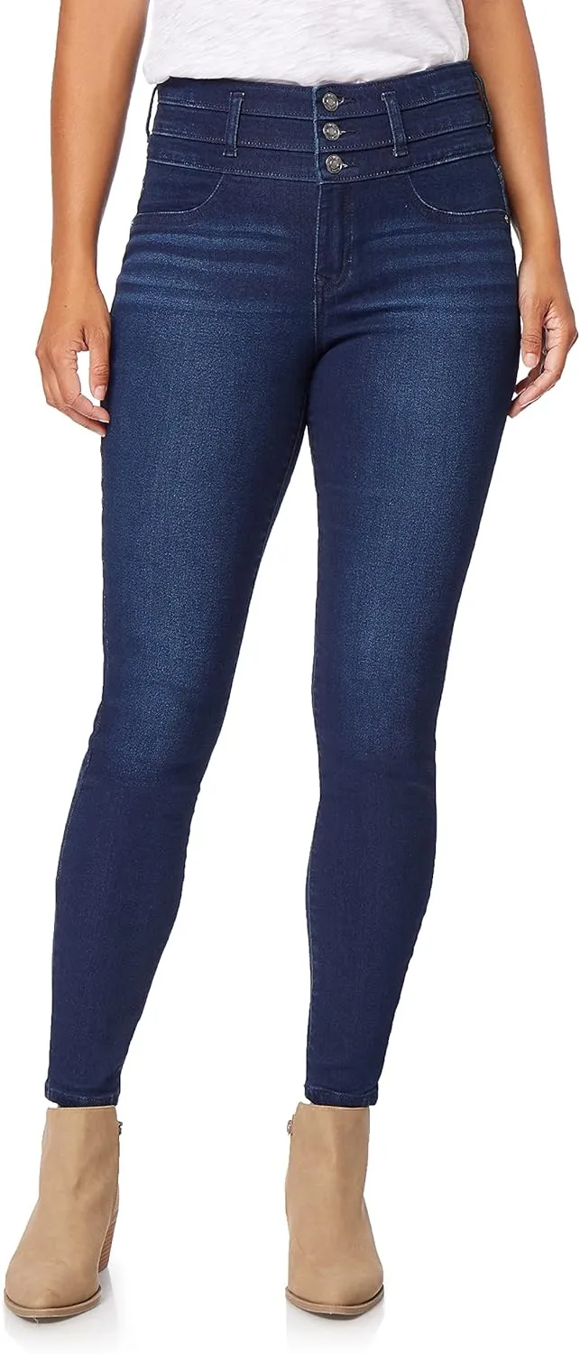 Angels Forever Young Evershape Skinny Jeans For Women - Mid-rise, Figure Enhancing Stretch Denim
