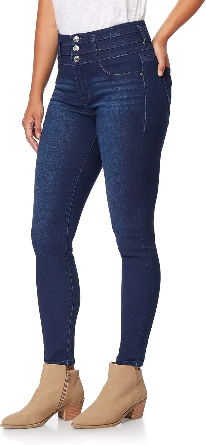 Angels Forever Young Evershape Skinny Jeans For Women - Mid-rise, Figure Enhancing Stretch Denim