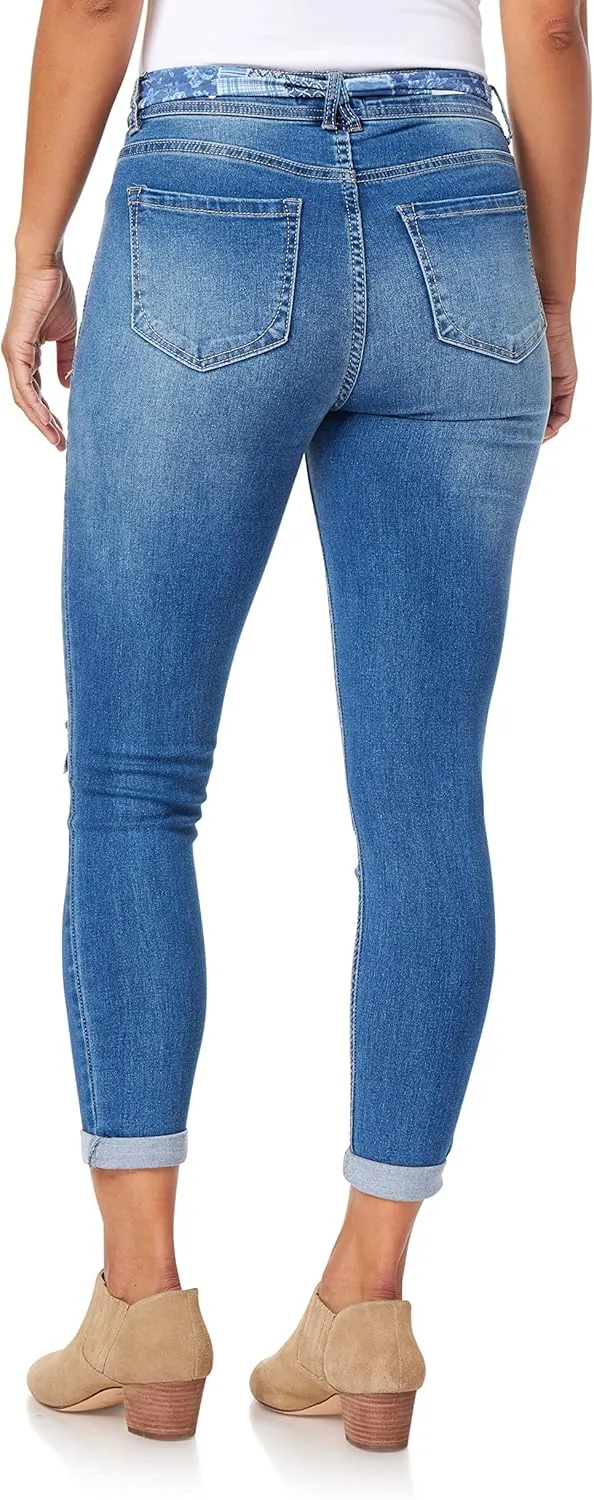 Angels Forever Young Women's Signature Convertible Skinny Jeans