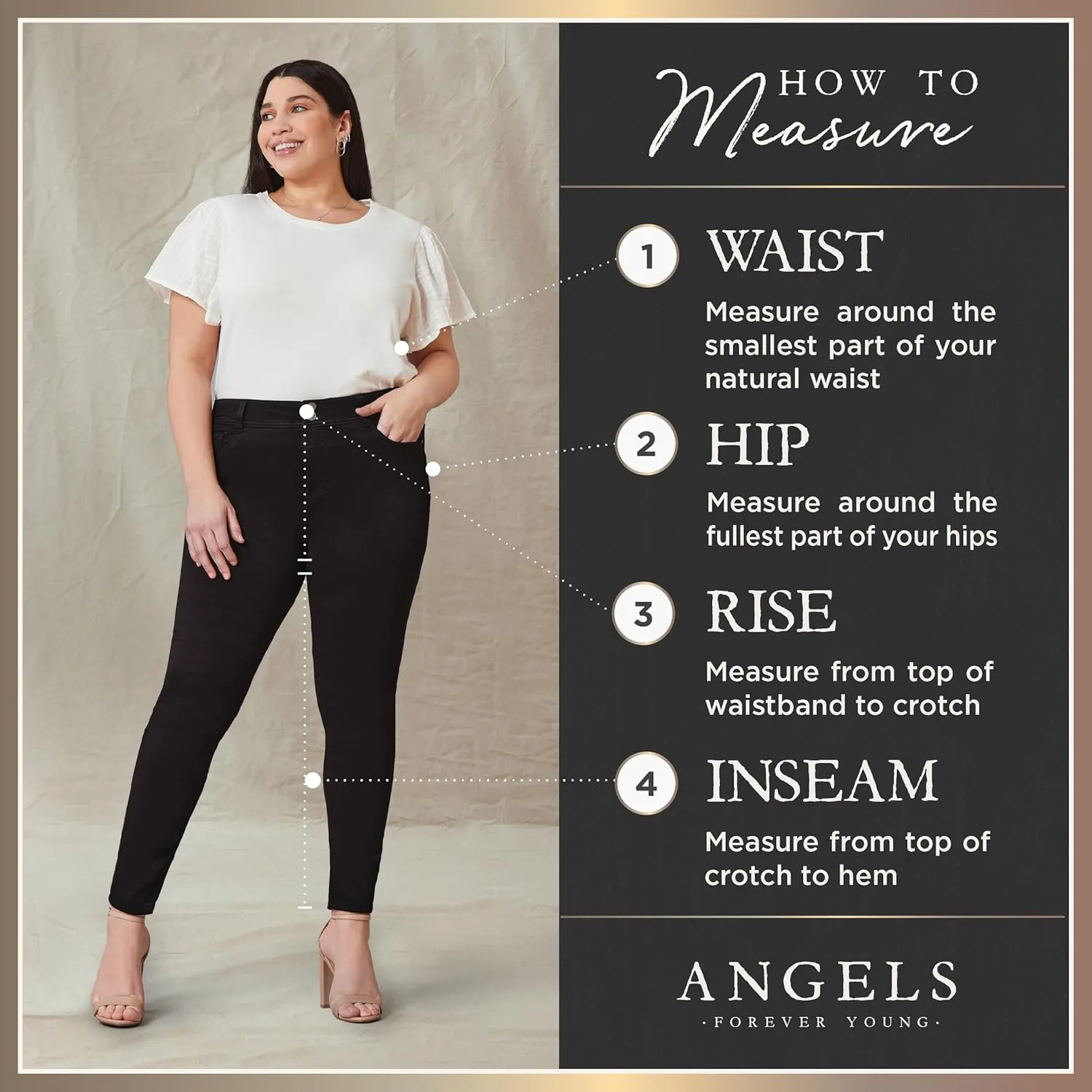 Angels Forever Young Women's Signature Convertible Skinny Jeans