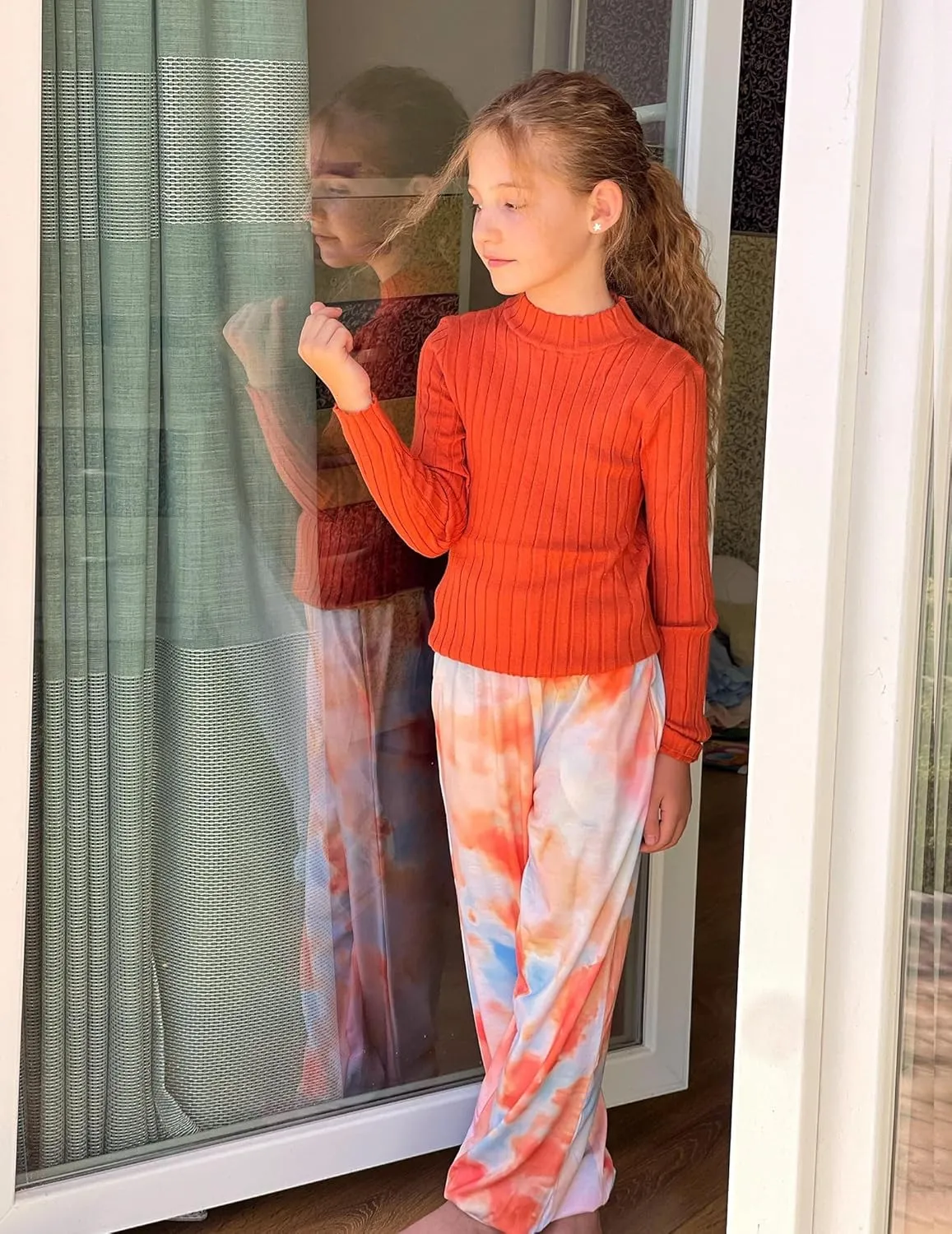 Arshiner Girls Pajama Pants Kids Plaid Pj Pants Comfy Lounge Sleepwear Bottoms with Pockets
