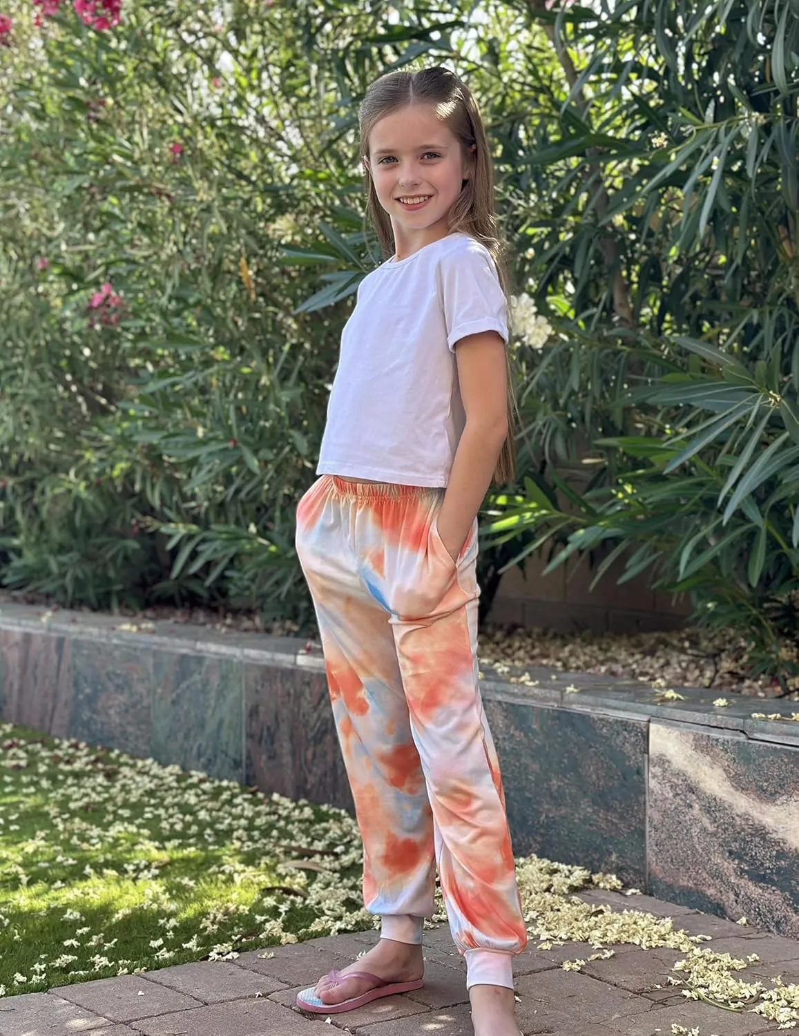 Arshiner Girls Pajama Pants Kids Plaid Pj Pants Comfy Lounge Sleepwear Bottoms with Pockets