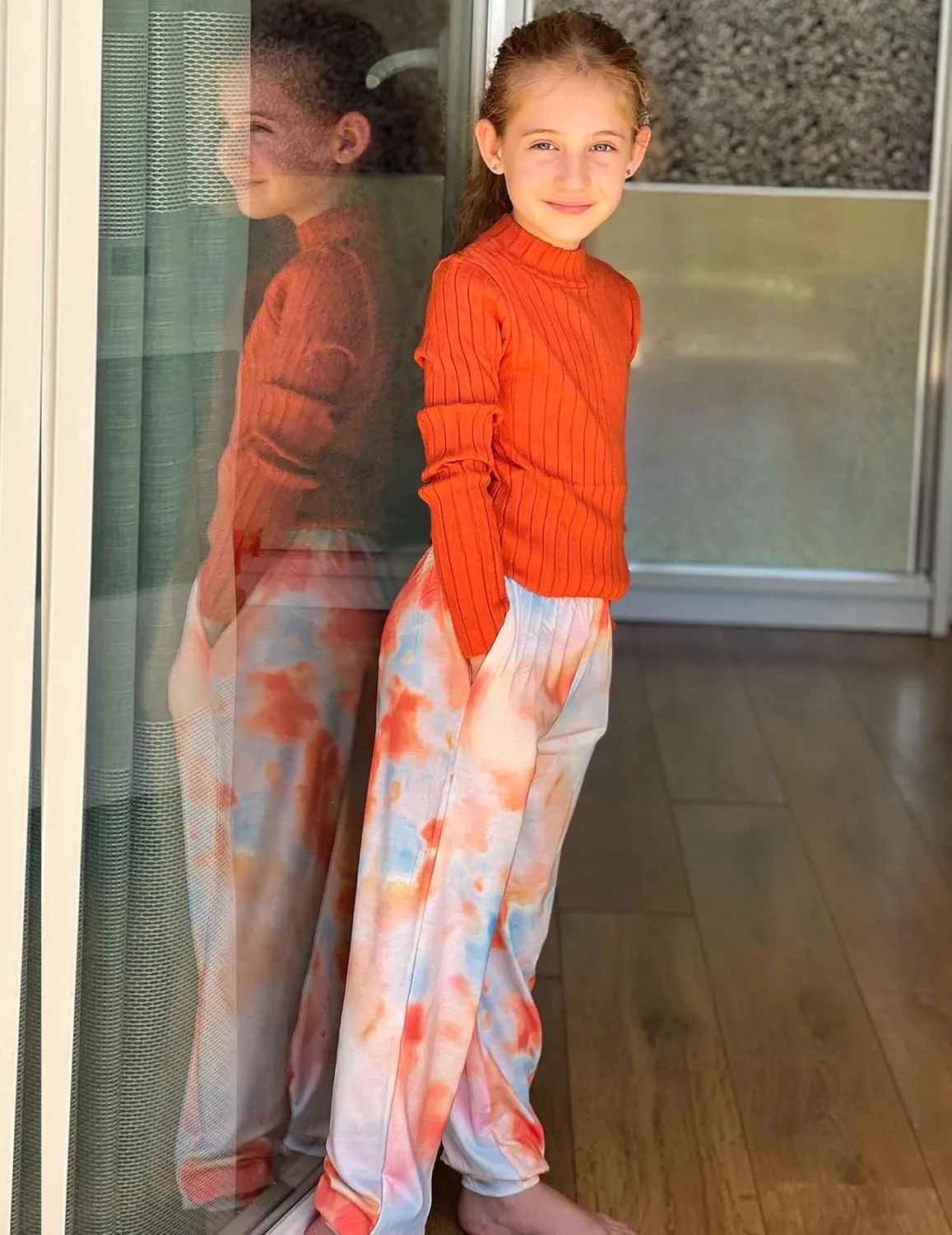 Arshiner Girls Pajama Pants Kids Plaid Pj Pants Comfy Lounge Sleepwear Bottoms with Pockets