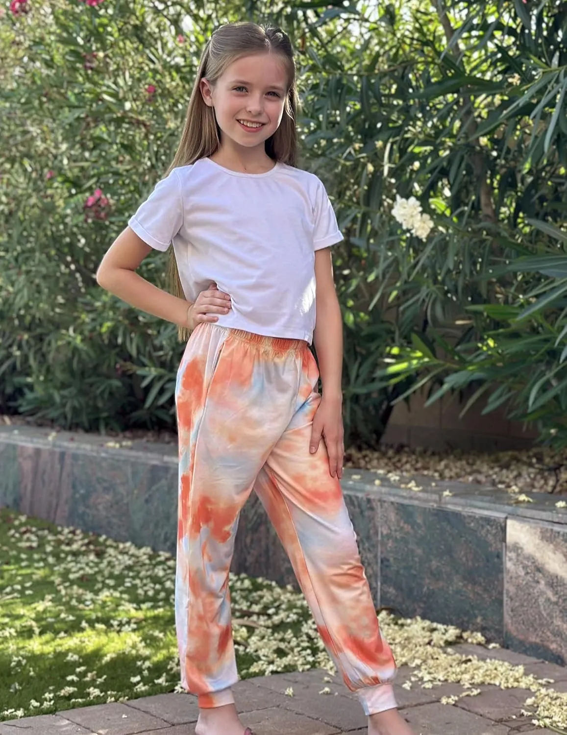 Arshiner Girls Pajama Pants Kids Plaid Pj Pants Comfy Lounge Sleepwear Bottoms with Pockets