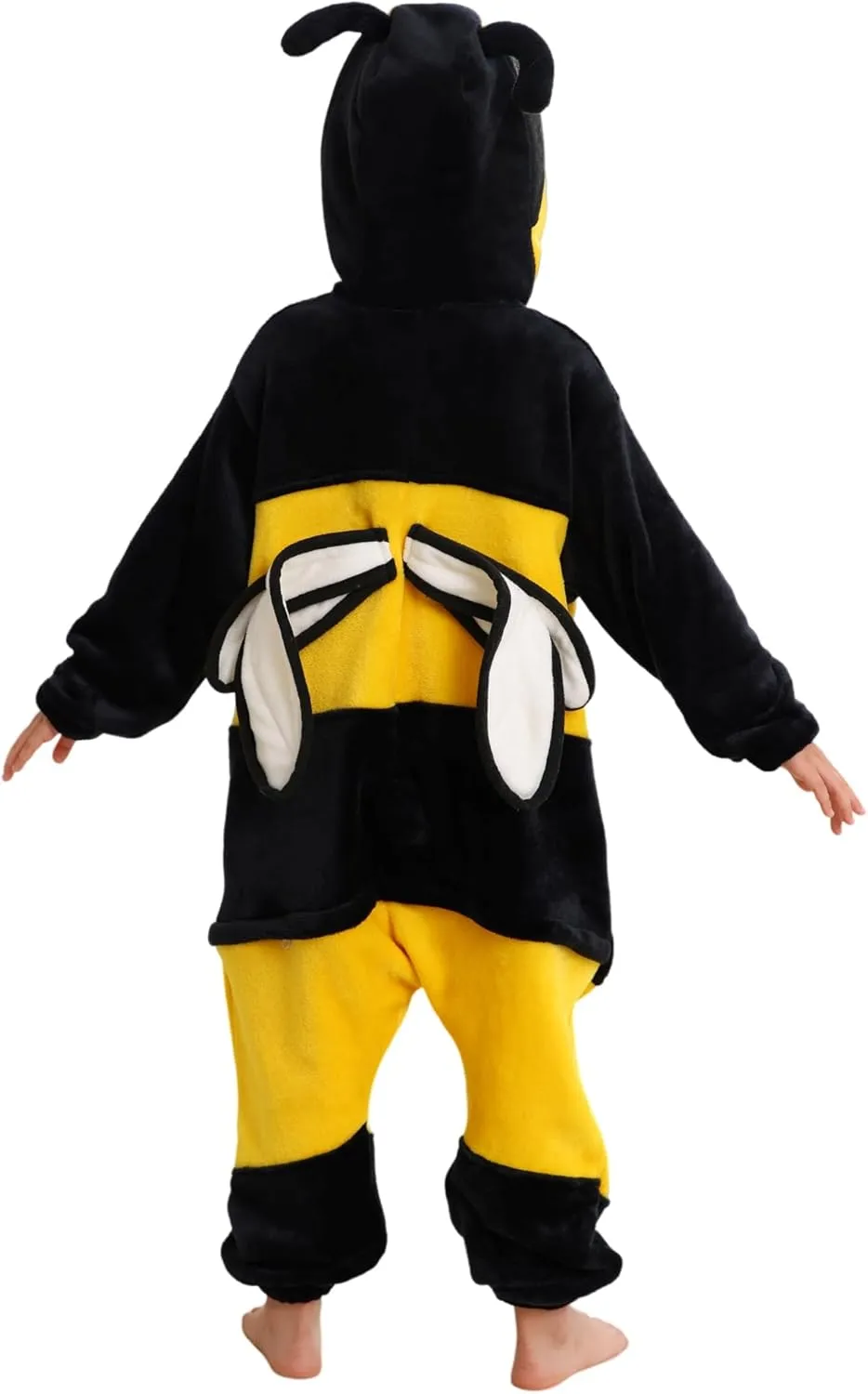 ATOZ Unisex Children Animal Bee Onesie, Halloween Costume Pajamas Christmas Cosplay Sleepwear For Boys Girls
