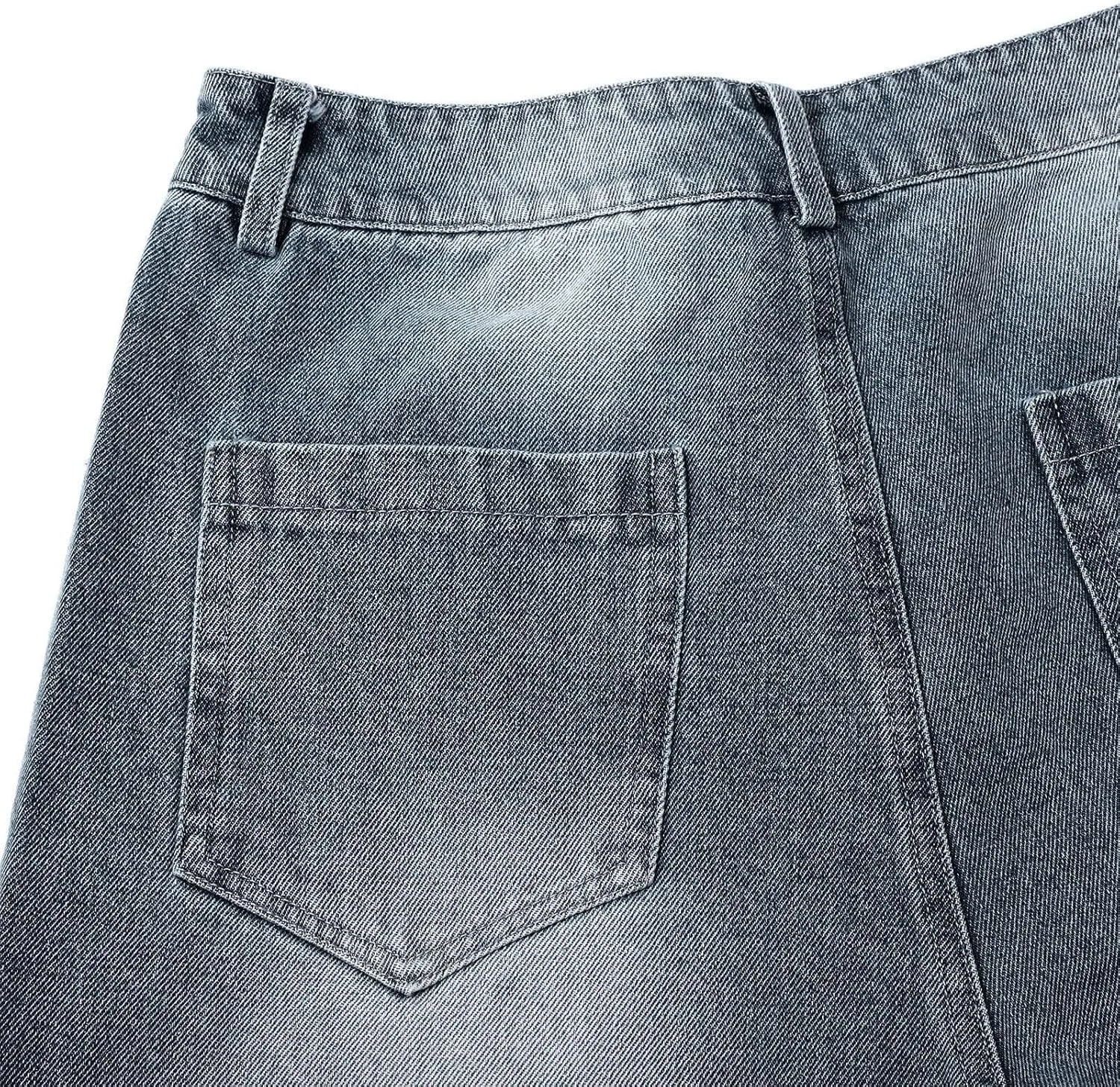 Barrel Jeans Women Trendy Low Waisted Wide Leg Barrel Jeans Baggy Vintage Denim Trouser Dressy Loose Fit Jean Pants