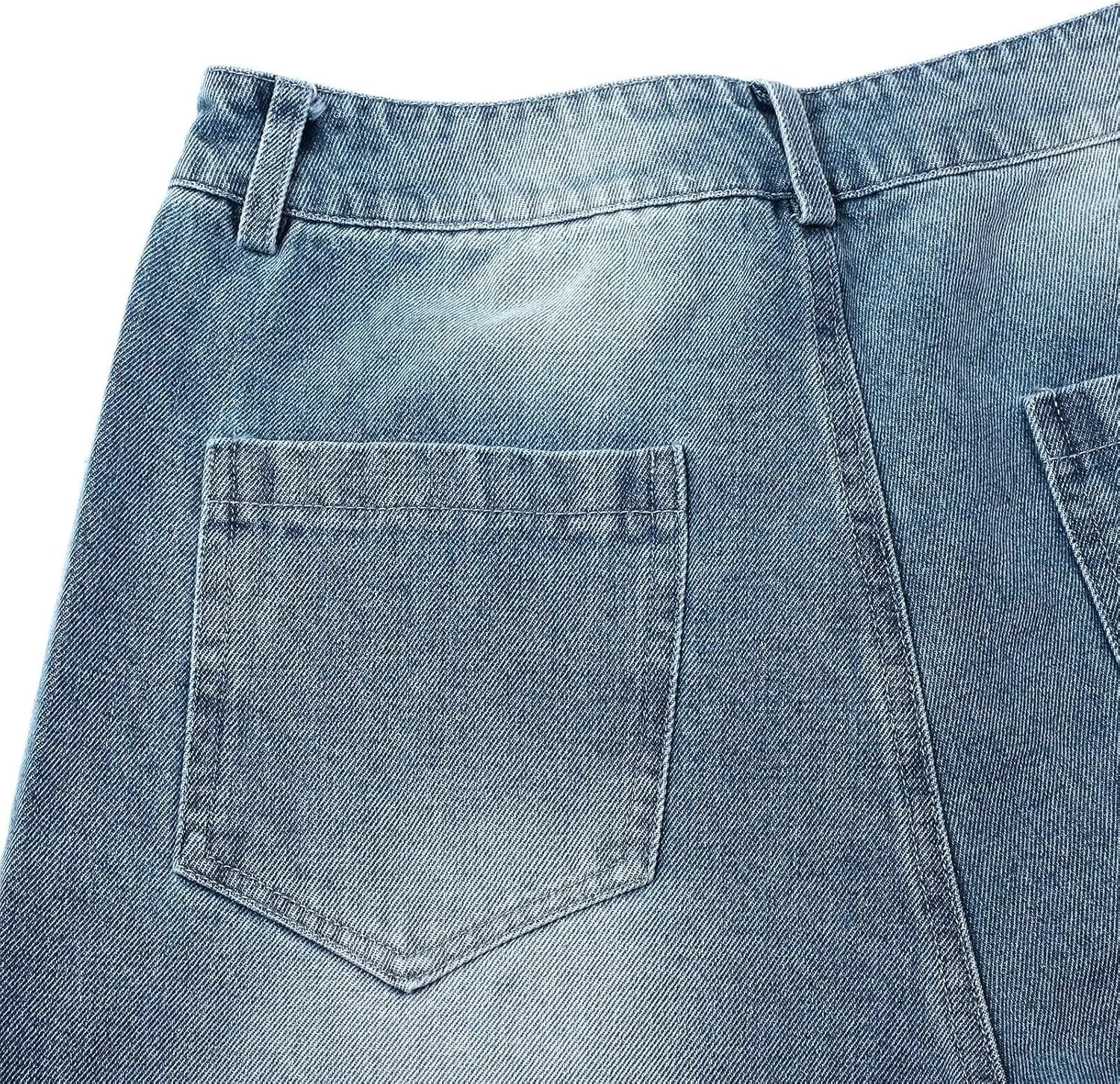 Barrel Jeans Women Trendy Low Waisted Wide Leg Barrel Jeans Baggy Vintage Denim Trouser Dressy Loose Fit Jean Pants