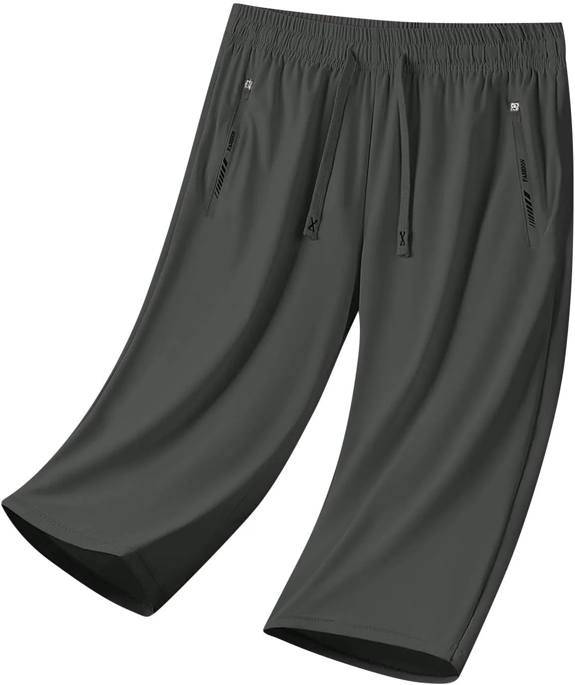 Beeswan Pants for Women Over 50 Quick Dry Comfy Fit Stretch Active Capri Pant Casual Lightweight Wide Leg Capris