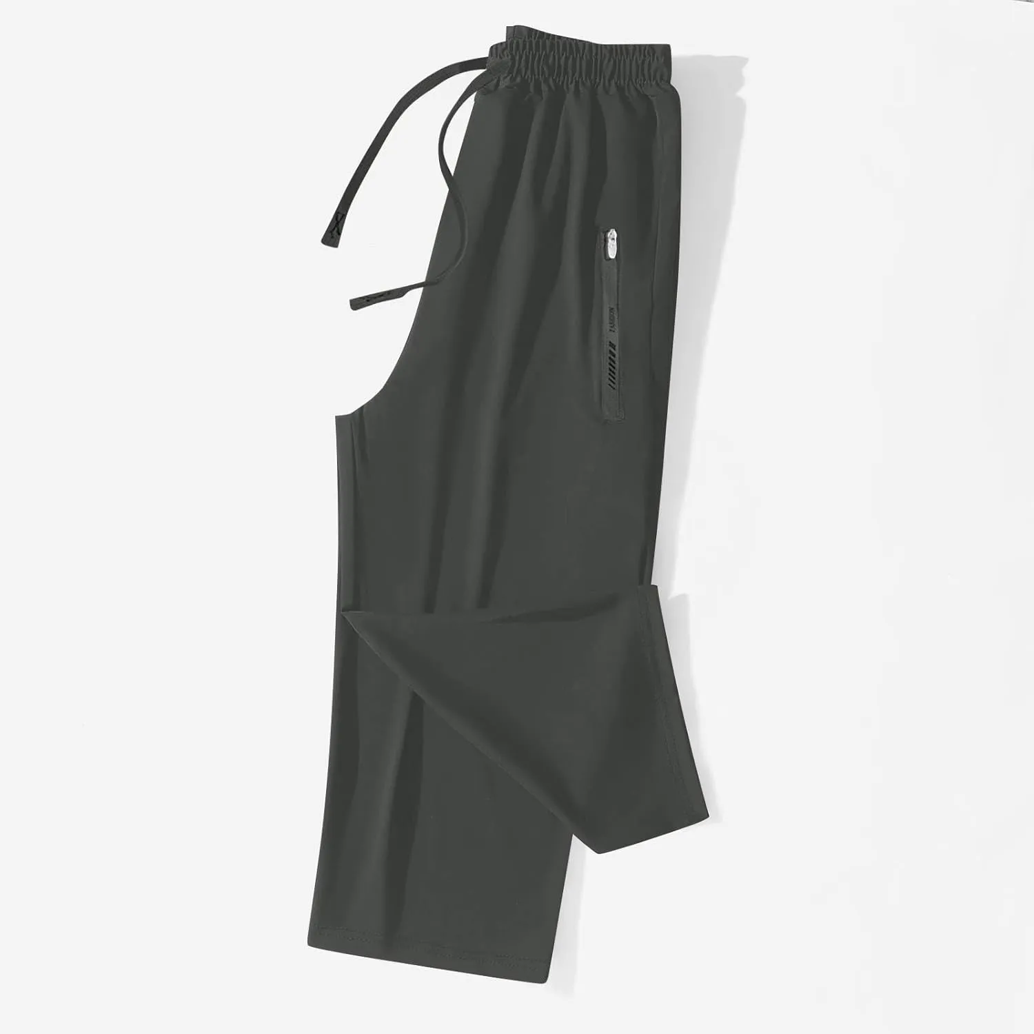 Beeswan Pants for Women Over 50 Quick Dry Comfy Fit Stretch Active Capri Pant Casual Lightweight Wide Leg Capris