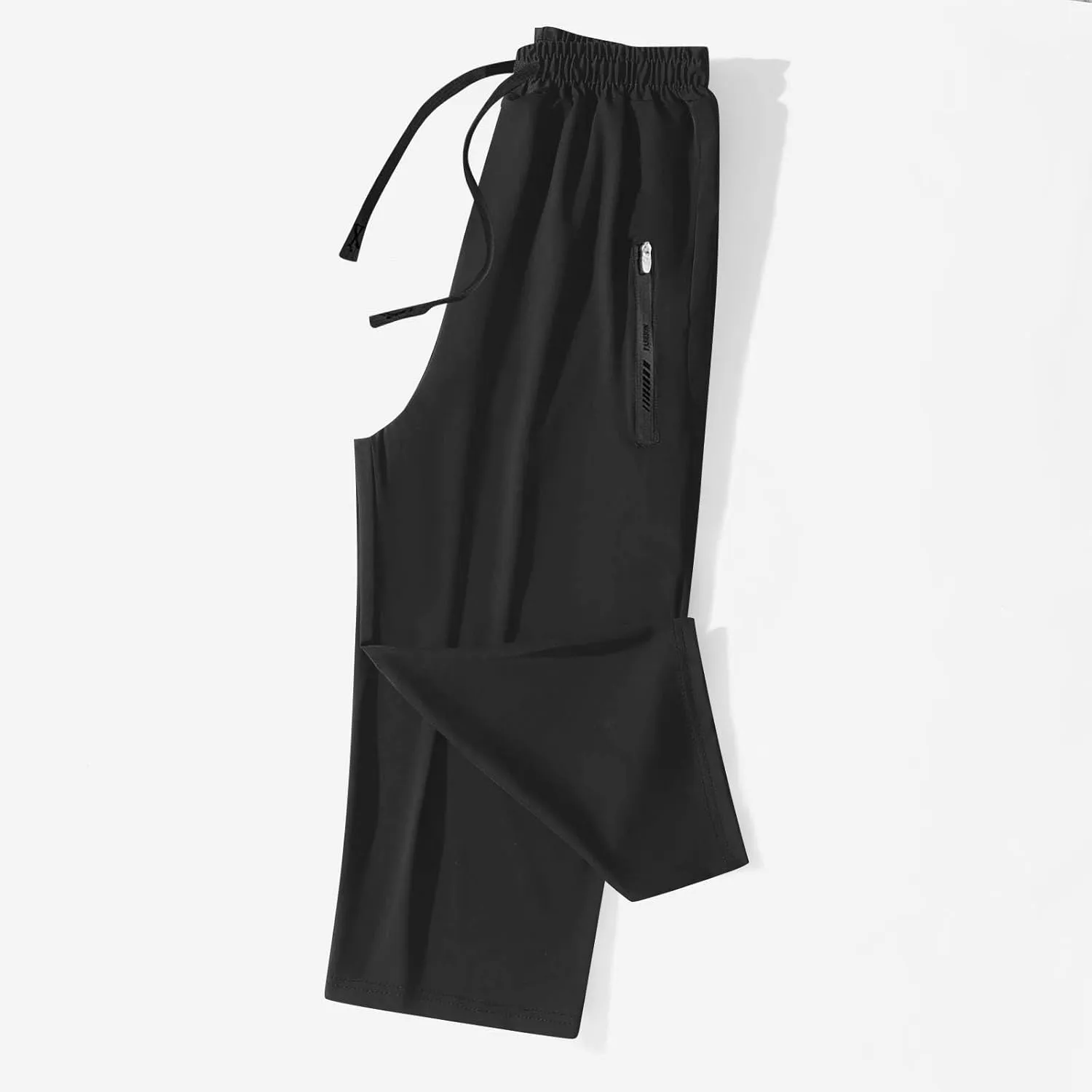 Beeswan Pants for Women Over 50 Quick Dry Comfy Fit Stretch Active Capri Pant Casual Lightweight Wide Leg Capris
