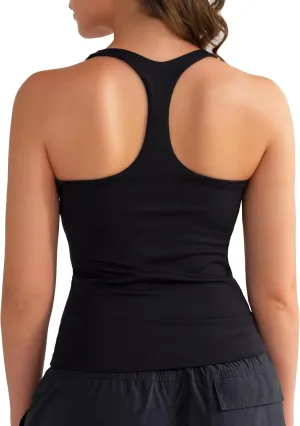 BEGOING Women's Tank Top Built in Shelf Bra Workout Tops Sleeveless Yoga Athletic Shirts Running Gym Tank Tops