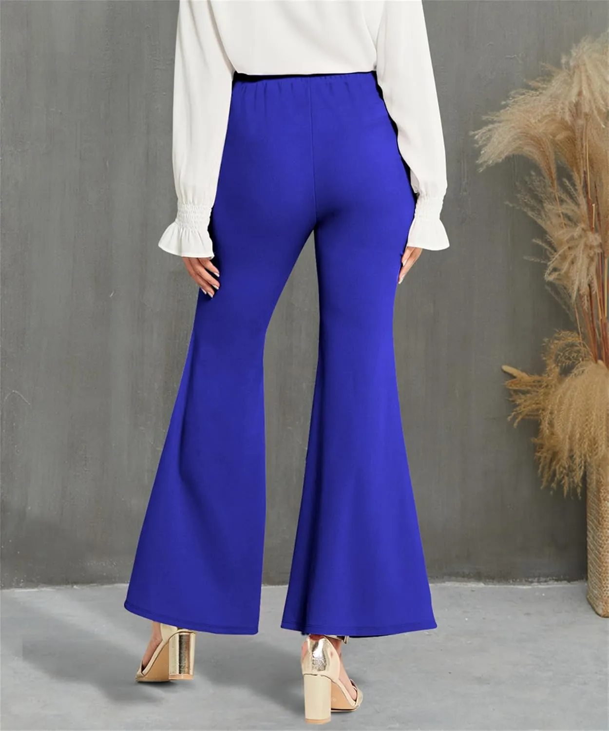 Bell Bottom Jeans for Women Fashion Flare Jeans High Waisted Stretch Wide Leg Denim Pants Casual Retro Bootcut Pants