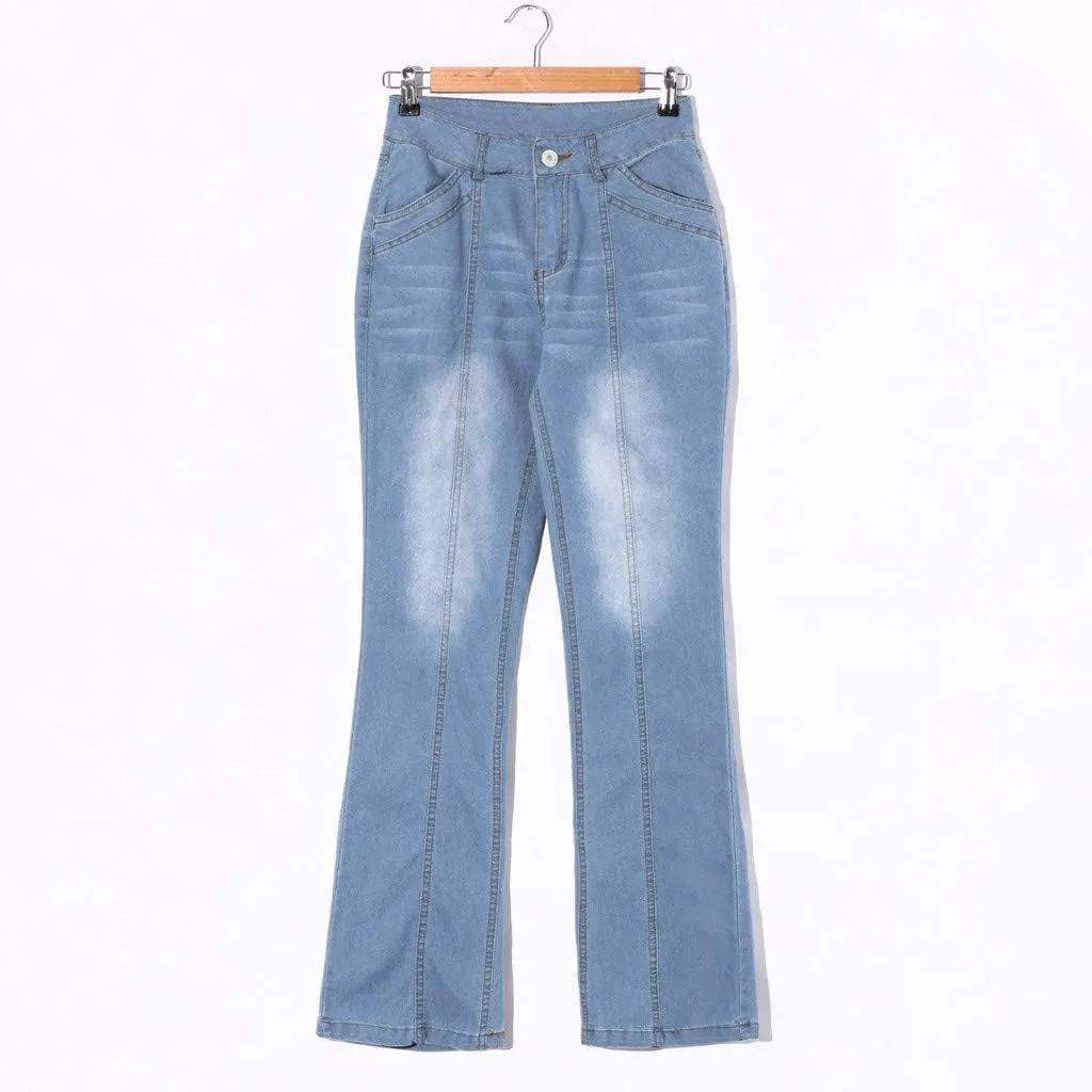 Bell Bottom Jeans for Women High Waisted Flare Jeans with Classic Wide Leg Denim Pants
