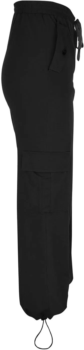 Cargo Pants for Women High Waisted Casual Pants Baggy Straight Wide Leg Hippie Trousers Y2K Streetwear with Pockets