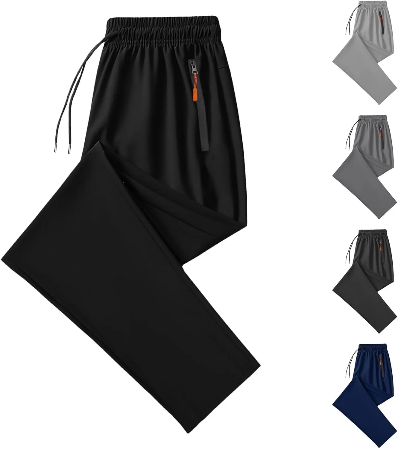 Cargo Pants Multipants - High Stretch Multi-Pocket Durable Sweatpants, Elastic Waist Comfort Fit Stretch Cargo Trousers