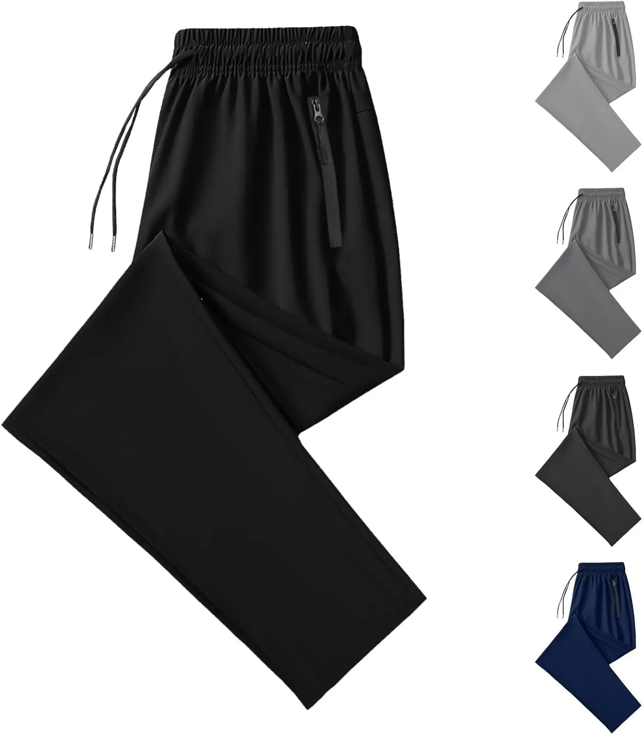Cargo Pants Multipants - High Stretch Multi-Pocket Durable Sweatpants, Elastic Waist Comfort Fit Stretch Cargo Trousers