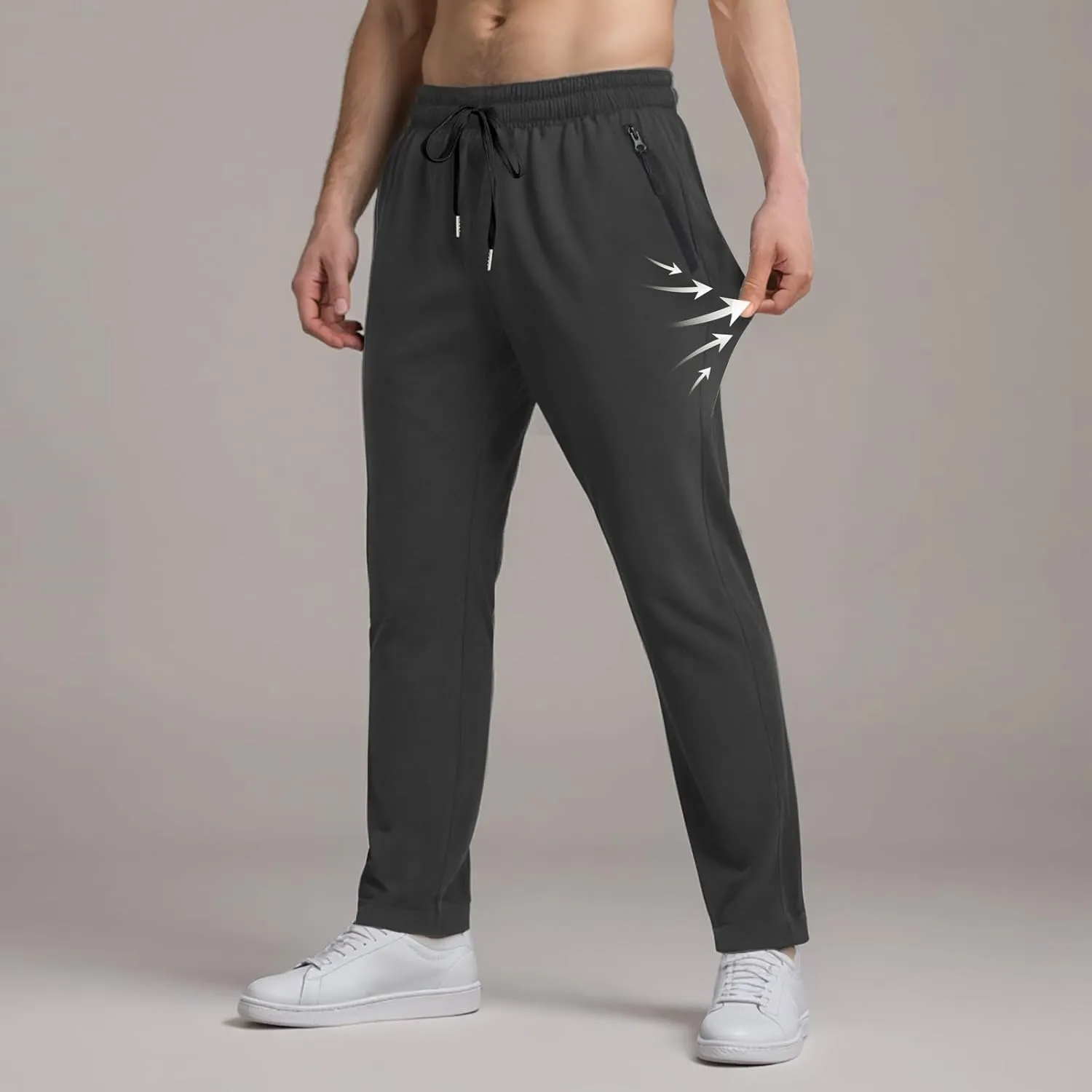 Cargo Pants Multipants - High Stretch Multi-Pocket Durable Sweatpants, Elastic Waist Comfort Fit Stretch Cargo Trousers