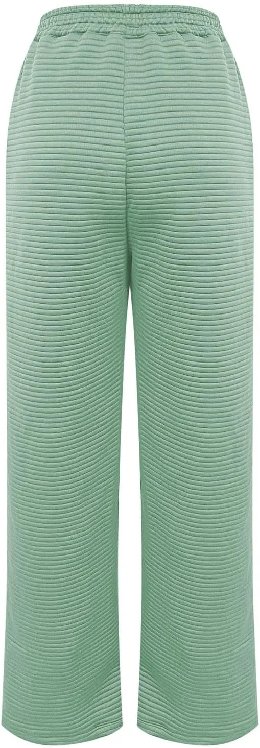 Casual Pants for Women High Waisted Straight Leg Sweatpants Comfy Workout Sports Pants Athletic Active Trouser
