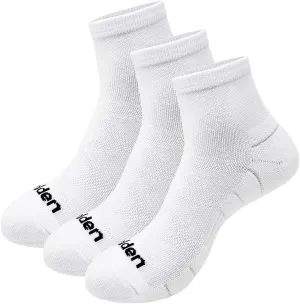 Cotton Ankle Athletic Running Socks Cushion Padded Moisture Wicking Low Cut