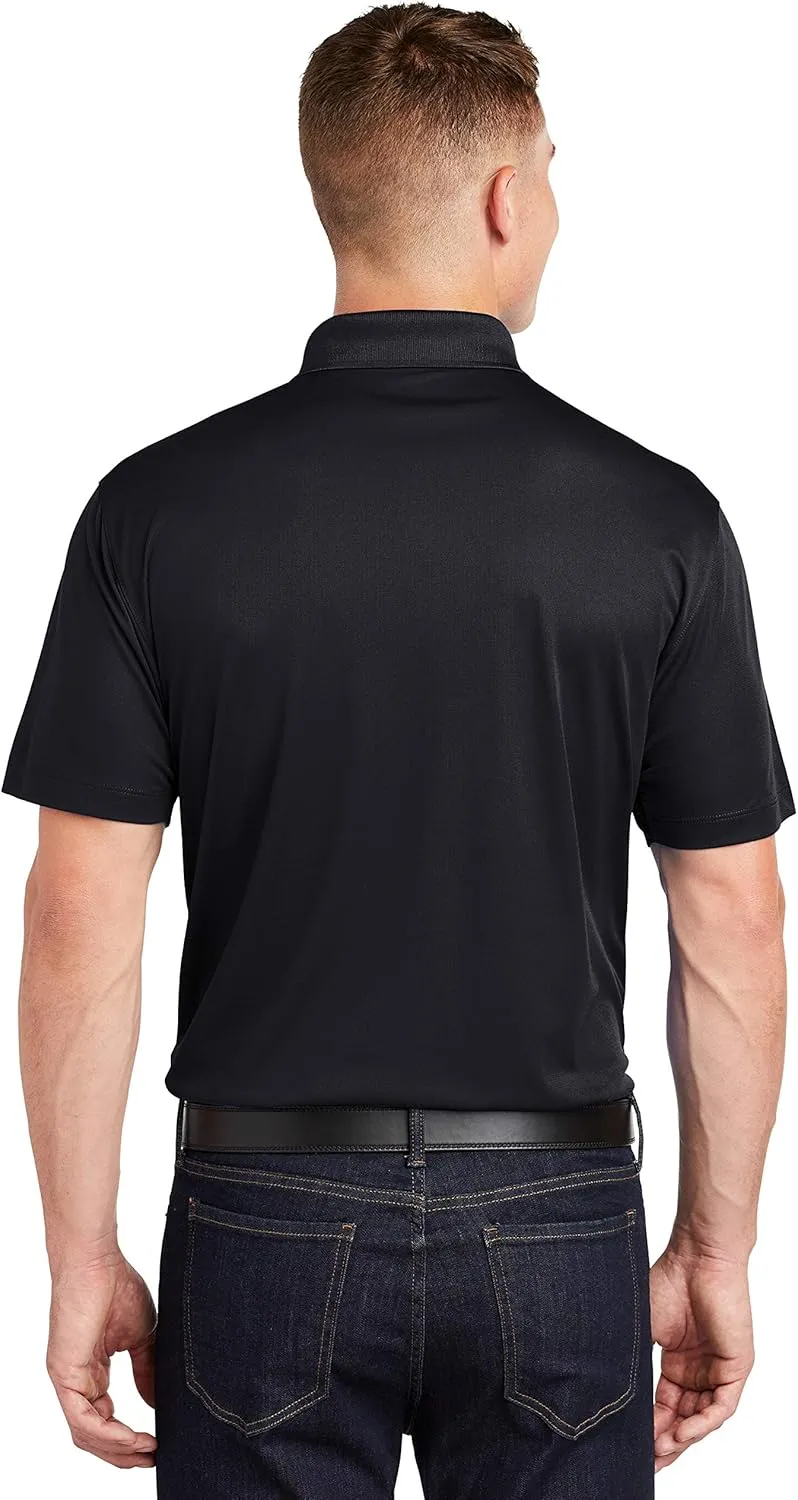 Custom Embroidered Moisture Wicking Performance Polo - Embroidery Collar Polo Shirts