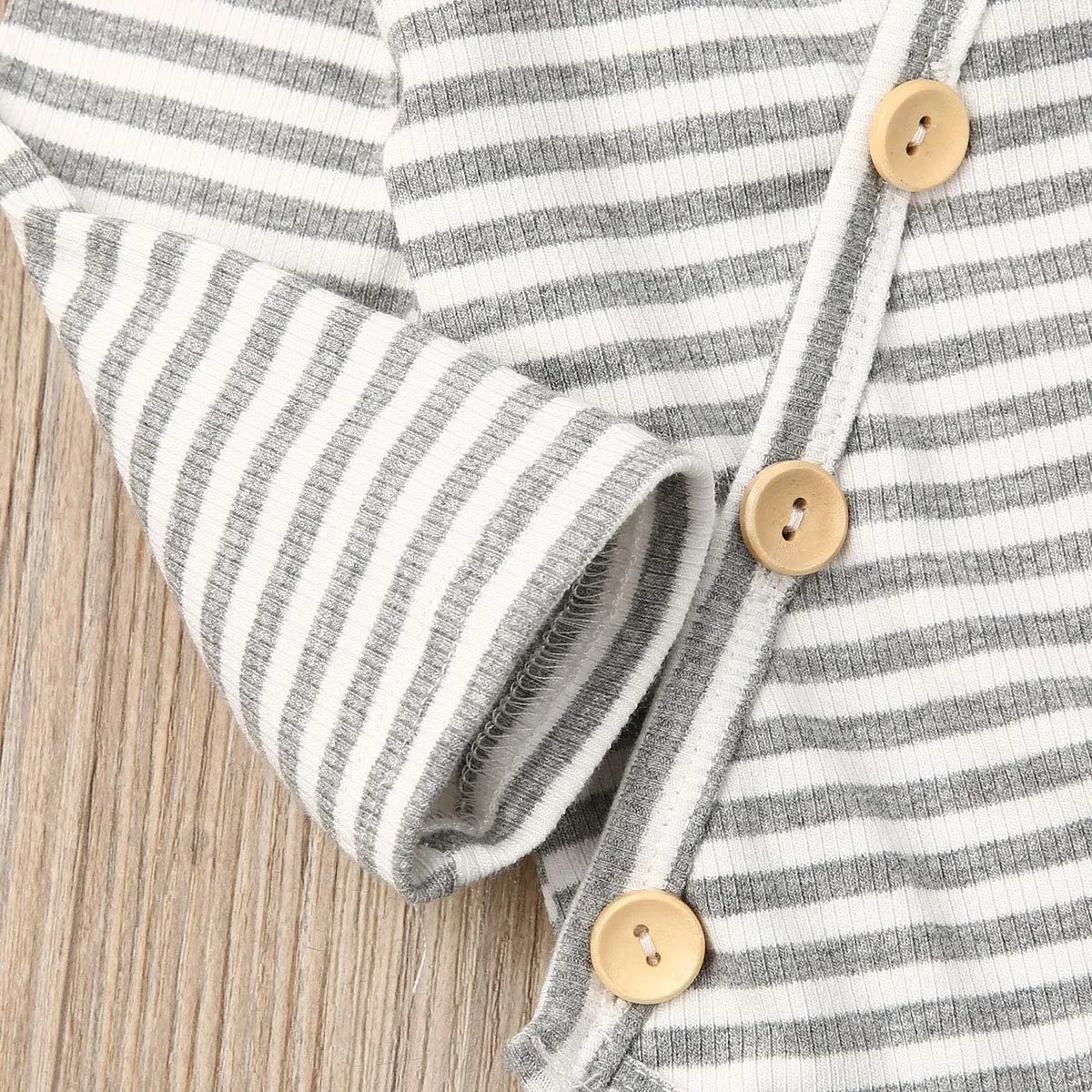 Cute Baby Boys Girls Pajamas Set Organic Cotton Solid Pjs Sleepwear Toddler Baby Long Sleeve Sleeper Home Wear