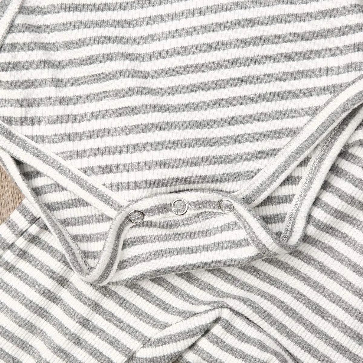 Cute Baby Boys Girls Pajamas Set Organic Cotton Solid Pjs Sleepwear Toddler Baby Long Sleeve Sleeper Home Wear