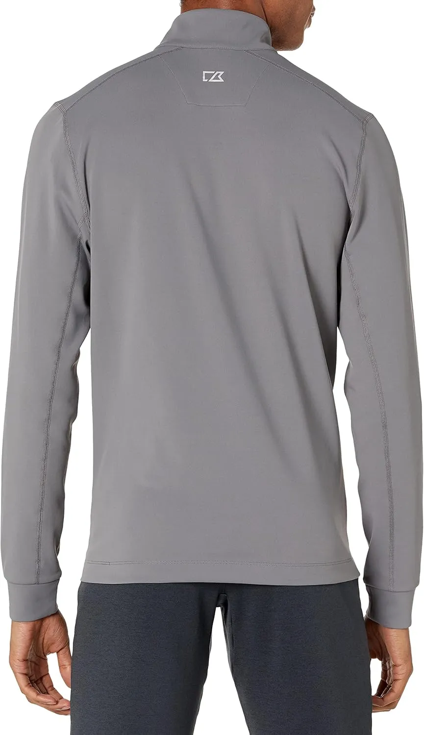 Cutter & Buck Men's Moisture Wicking Drytec UPF 50  Traverse Half Zip Pullover