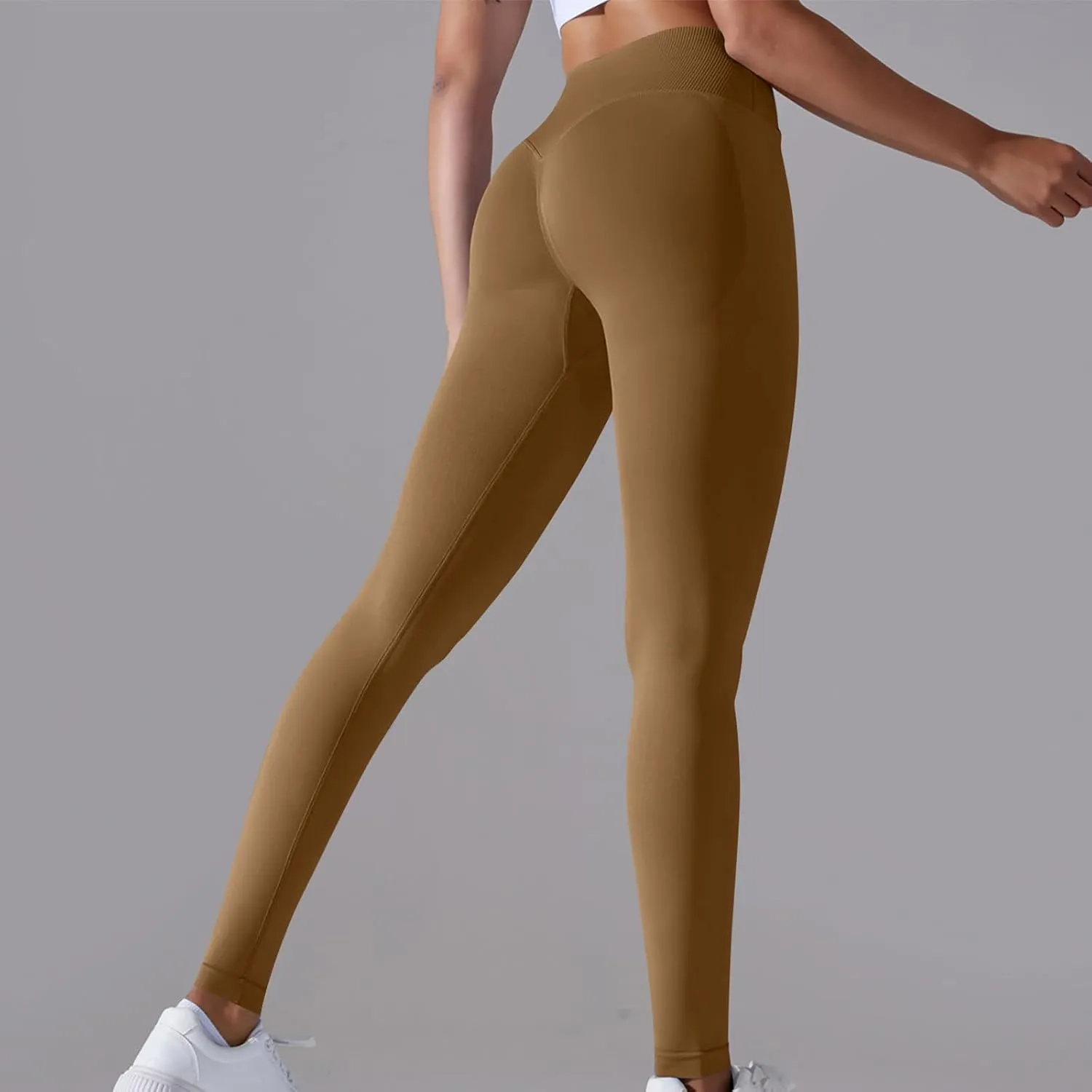 DASAYO Leggings for Women Seamless Breathable High Waisted Tummy Control Buttery Soft Yoga Pants Gilrs Fitness Gym Clothes