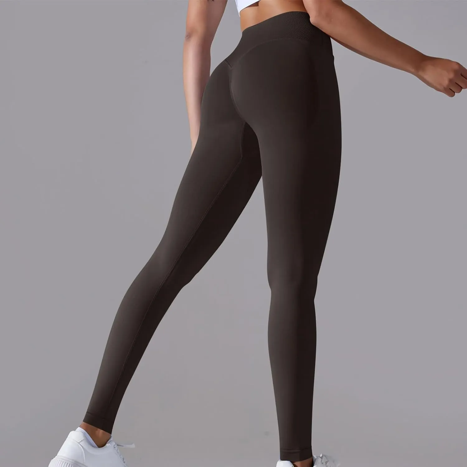 DASAYO Leggings for Women Seamless Breathable High Waisted Tummy Control Buttery Soft Yoga Pants Gilrs Fitness Gym Clothes