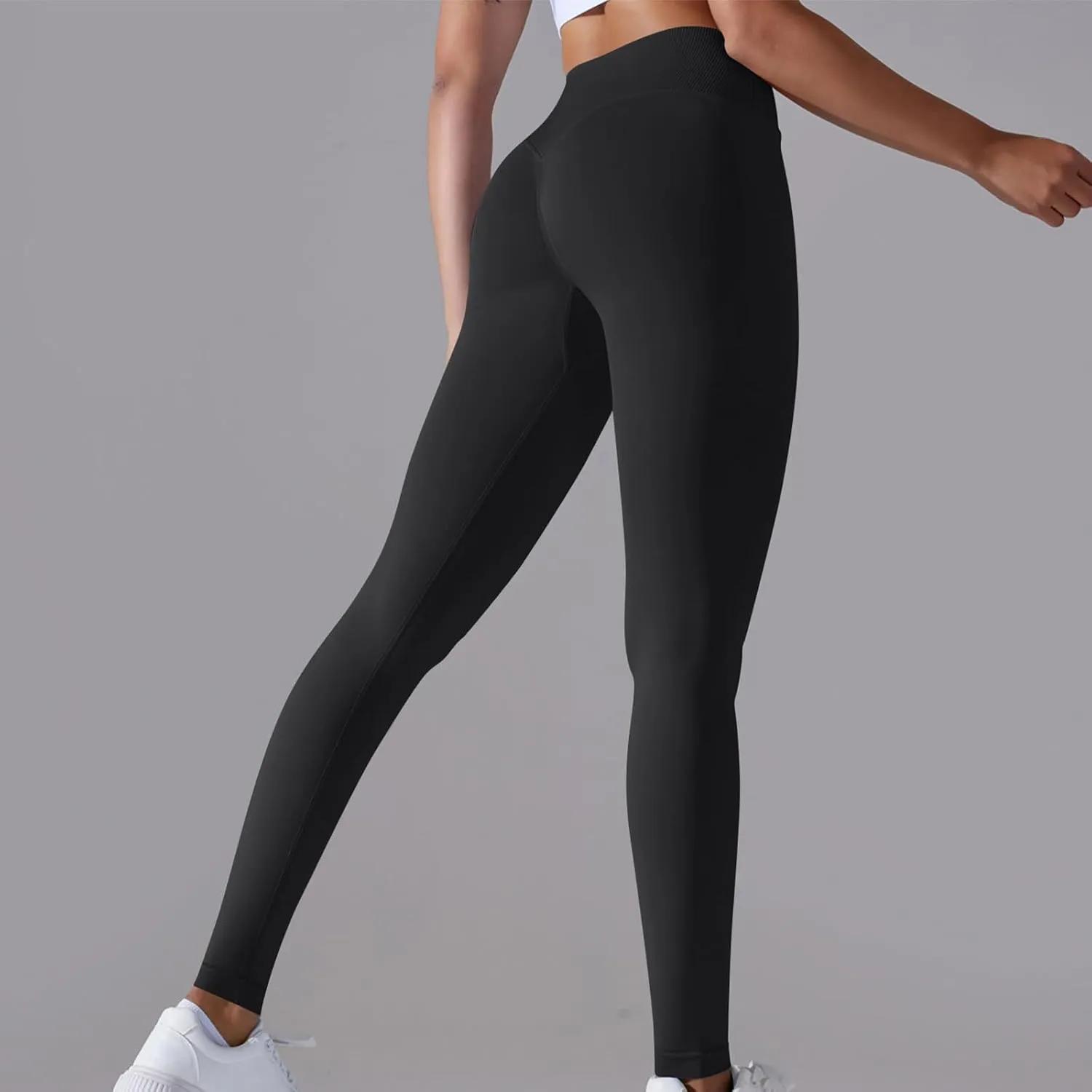 DASAYO Leggings for Women Seamless Breathable High Waisted Tummy Control Buttery Soft Yoga Pants Gilrs Fitness Gym Clothes