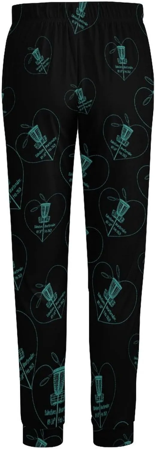 Disc Golf Icon Basket Breathable Mens Pajama Pants Lounge Sleep PJ Bottoms Sleepwear Jogger Pockets