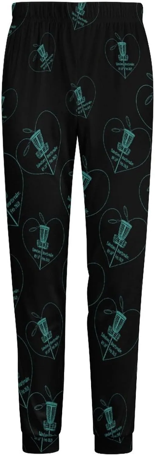 Disc Golf Icon Basket Breathable Mens Pajama Pants Lounge Sleep PJ Bottoms Sleepwear Jogger Pockets