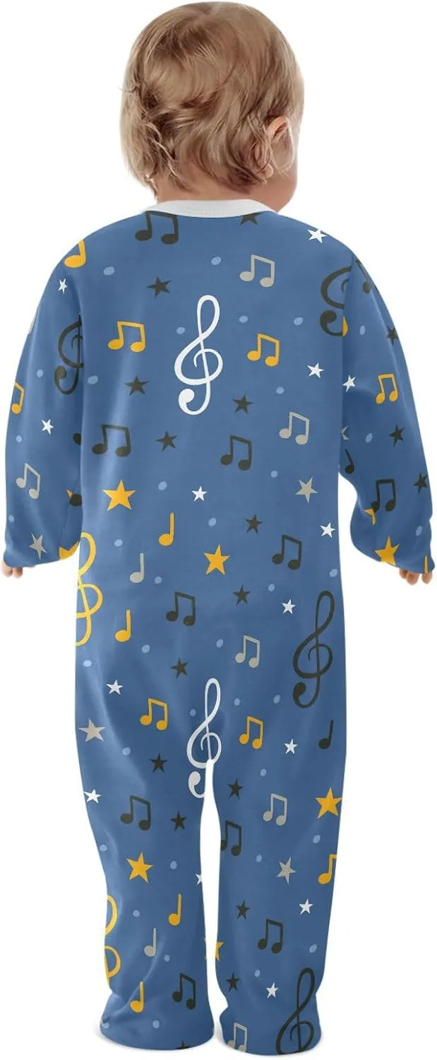 Dussdil Baby One-Piece Footies Newborn Rompers Pajamas Cotton Footed Pjs for Sleep Play Boys Girls