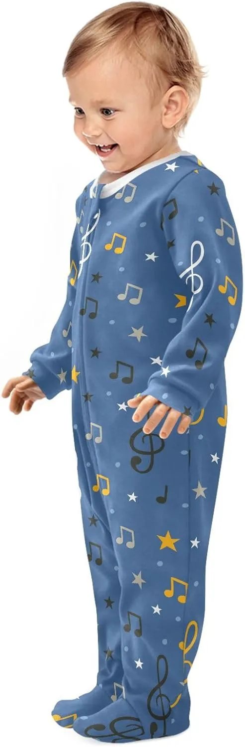 Dussdil Baby One-Piece Footies Newborn Rompers Pajamas Cotton Footed Pjs for Sleep Play Boys Girls