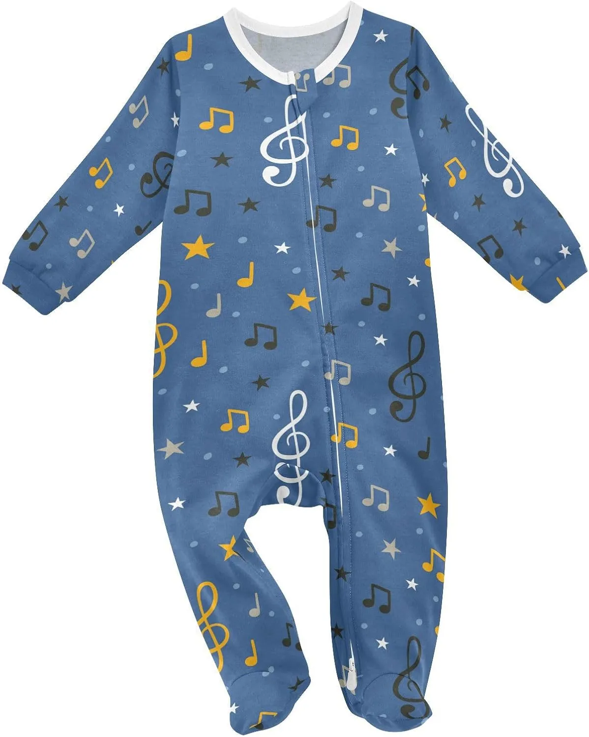 Dussdil Baby One-Piece Footies Newborn Rompers Pajamas Cotton Footed Pjs for Sleep Play Boys Girls
