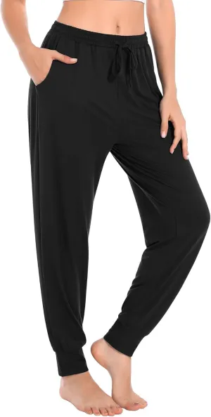 Envlon Womens Yoga Sweatpants Loose Lightweight Workout Joggers Pants Drawstring Comfy Casual Lounge Pants with Pockets