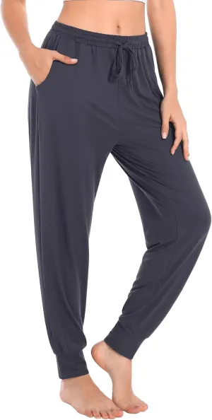 Envlon Womens Yoga Sweatpants Loose Lightweight Workout Joggers Pants Drawstring Comfy Casual Lounge Pants with Pockets
