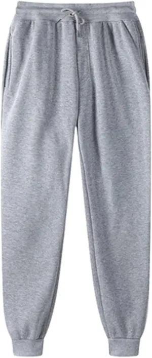 Fleece Lined Pants Women High Waisted Sweatpants Plus Size Baggy Cargo Joggers Winter Thermal Pant Thick Running Pant